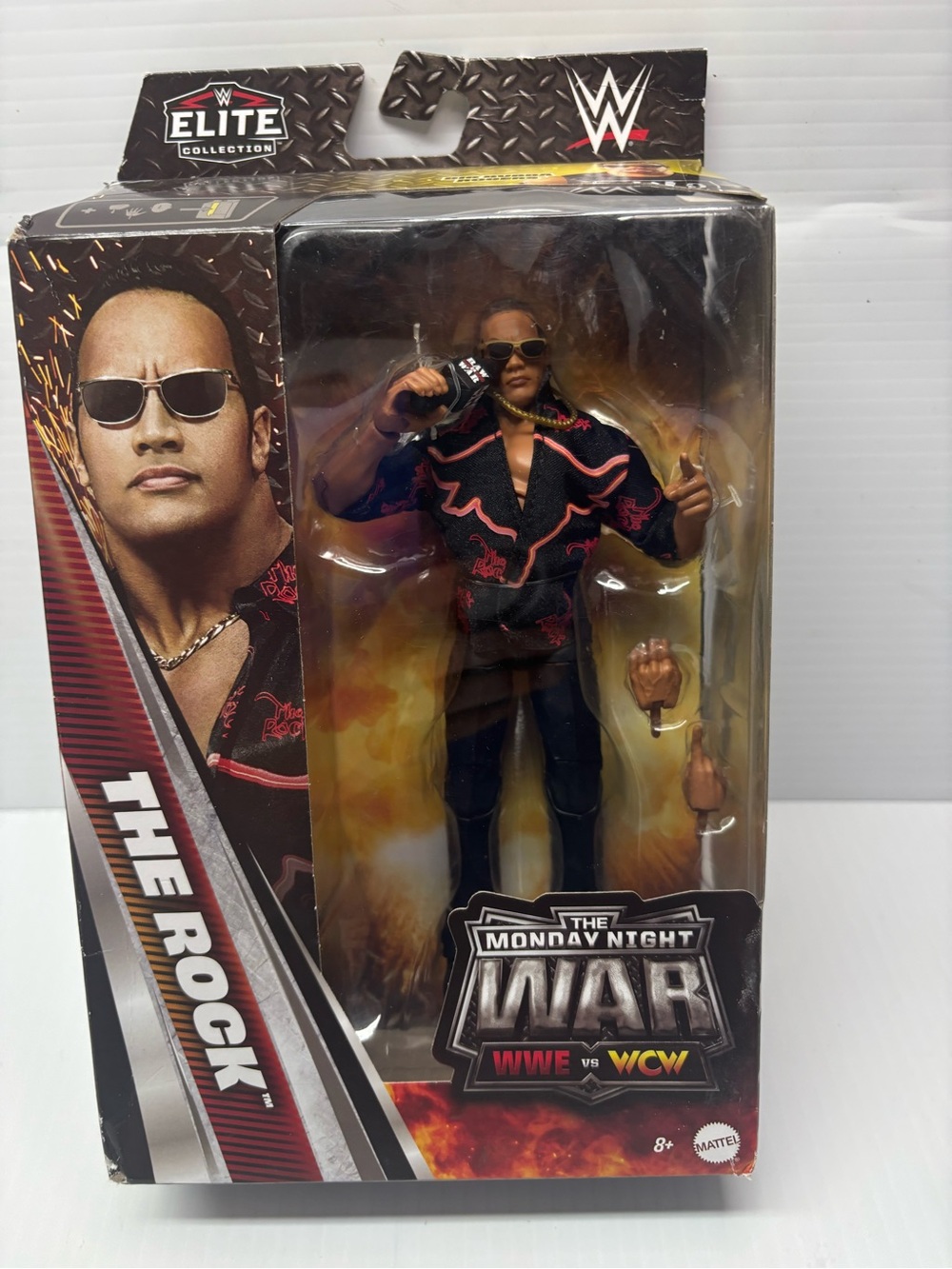 WWE Elite The Rock Monday Night War Walmart Exclusive WWE VS WCW